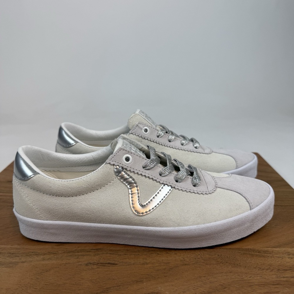 New Mens Vans Off The Wall Old Skool Light Gray Suede Sneakers Shoes Size 9 M